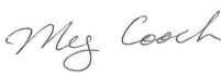 Meg Cooch Signature