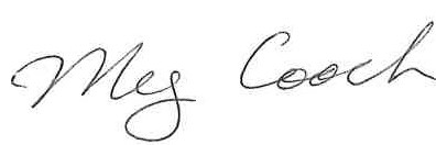 Meg Cooch Signature